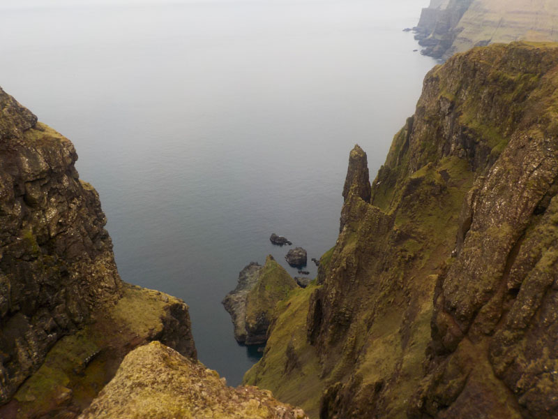 View from the 470-meter high Beinisvørð cliffs