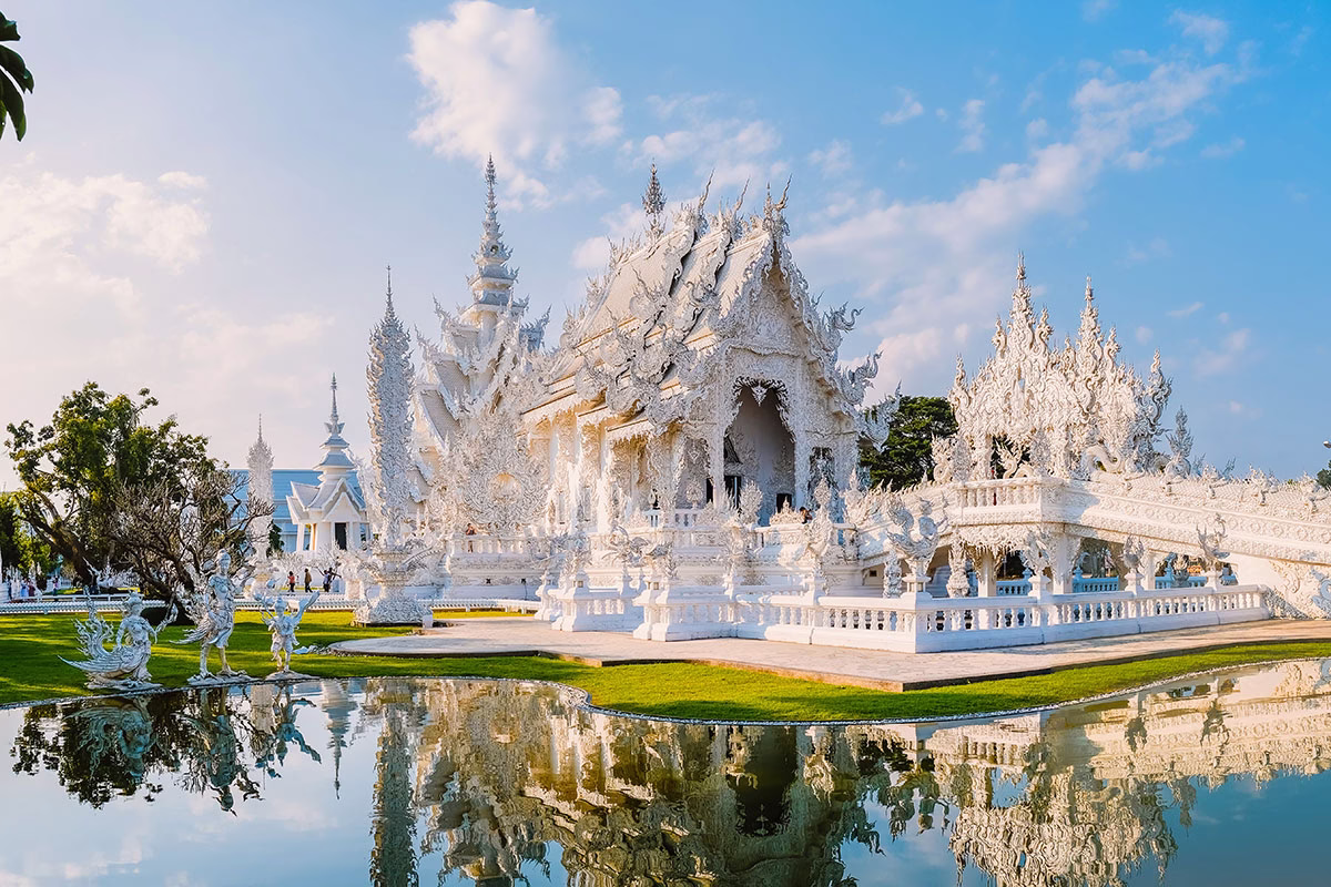 Bílý chrám, Chiang Rai, Thajsko