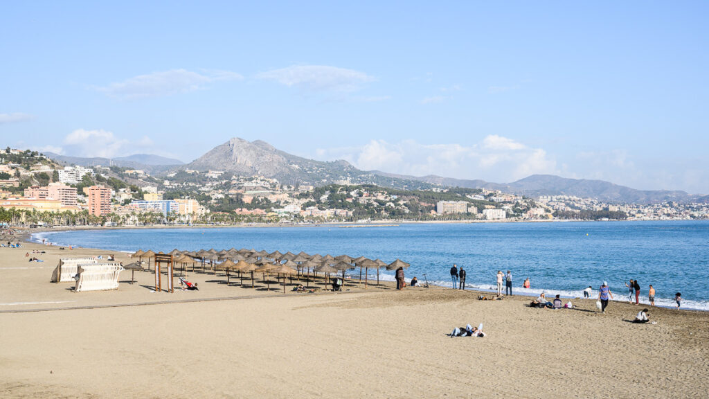 Playa la Malagueta, Málaga, Spain