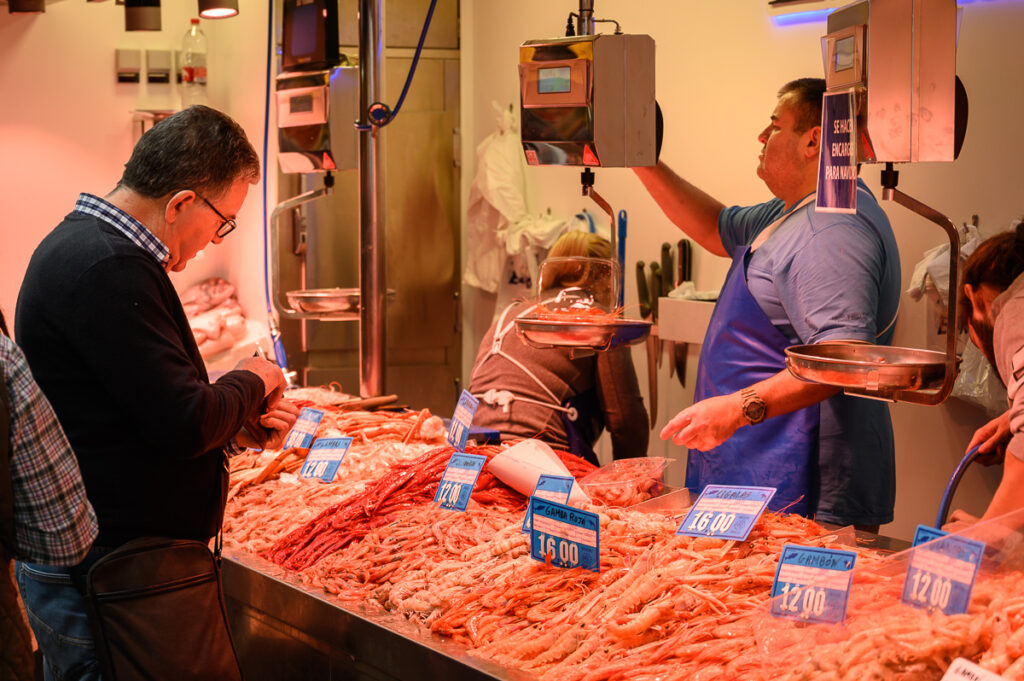 Market in Málaga, Spain