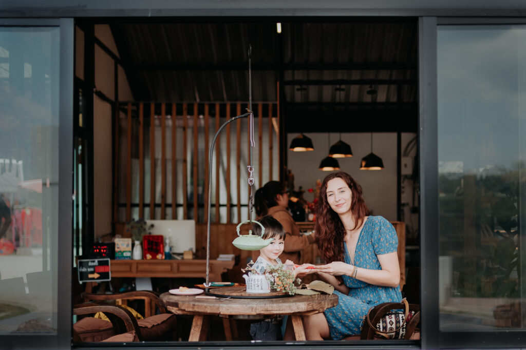 Tea house in Doi Mae Salong, Thailand