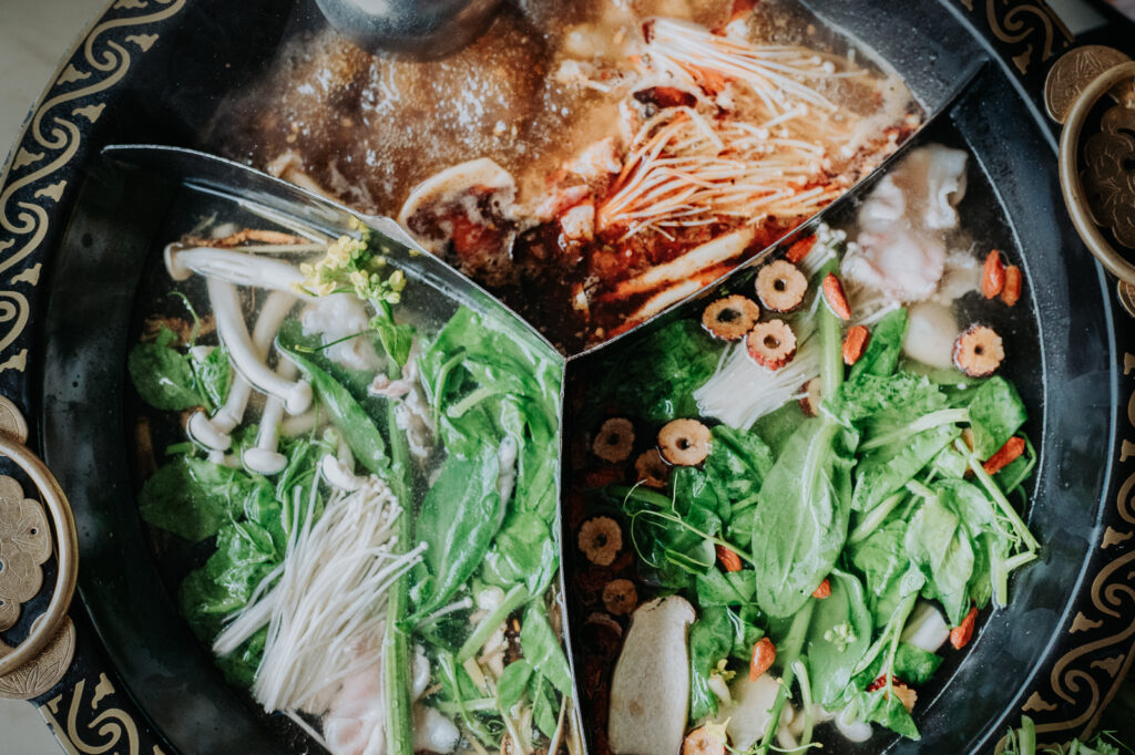 Chinese hotpot in Mae Salong, Thailand