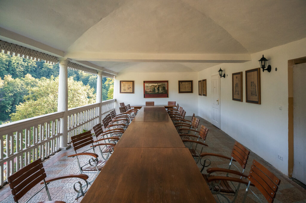 Goethe's Viewpoint, Loket, Karlovy Vary region, Czech Republic