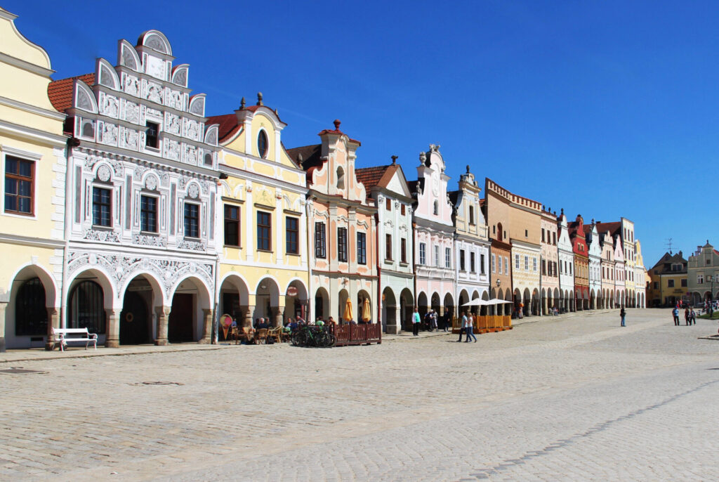 Telč, UNESCO monument in Vysočina, Czech Republic