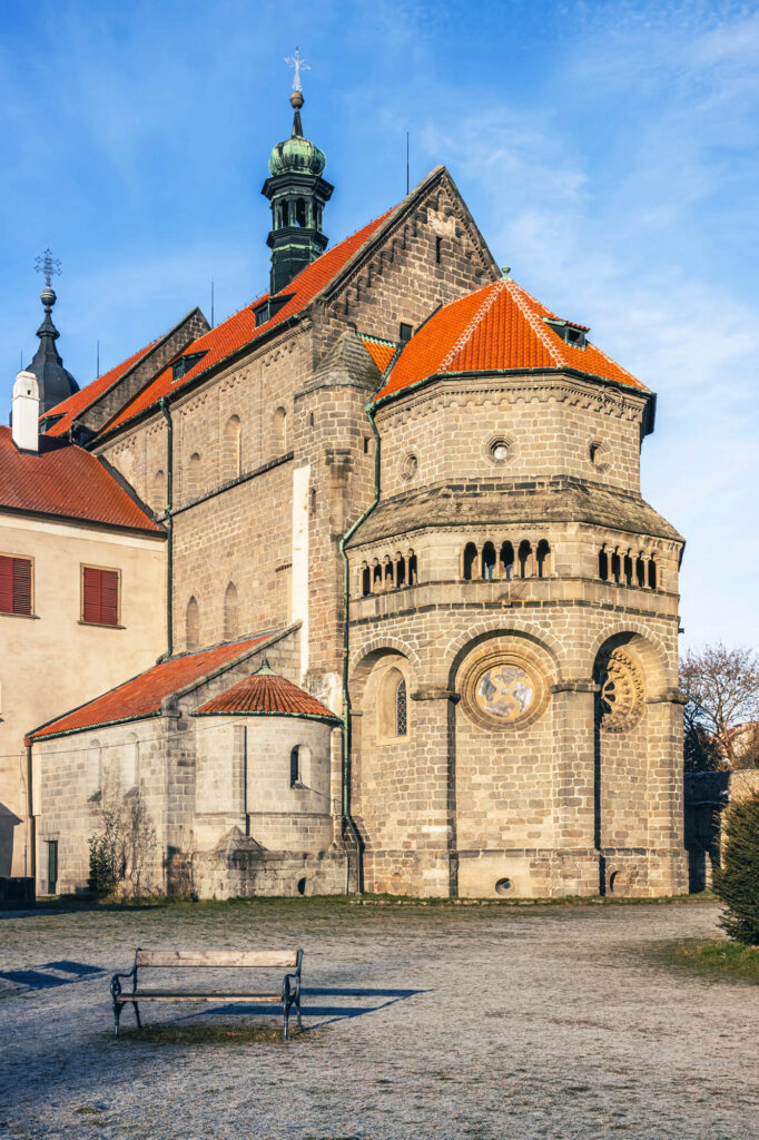 Romanesque-Gothic St. Procopius Basilica in Třebíč, UNESCO monument, what to see in Vysočina 