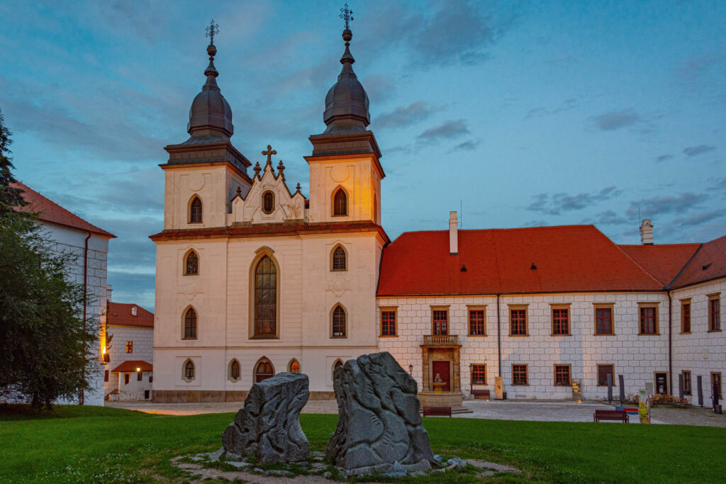 Třebíč chateau and St. Procopius Basilica, UNESCO monument, Vysočina, Czech Republic 
