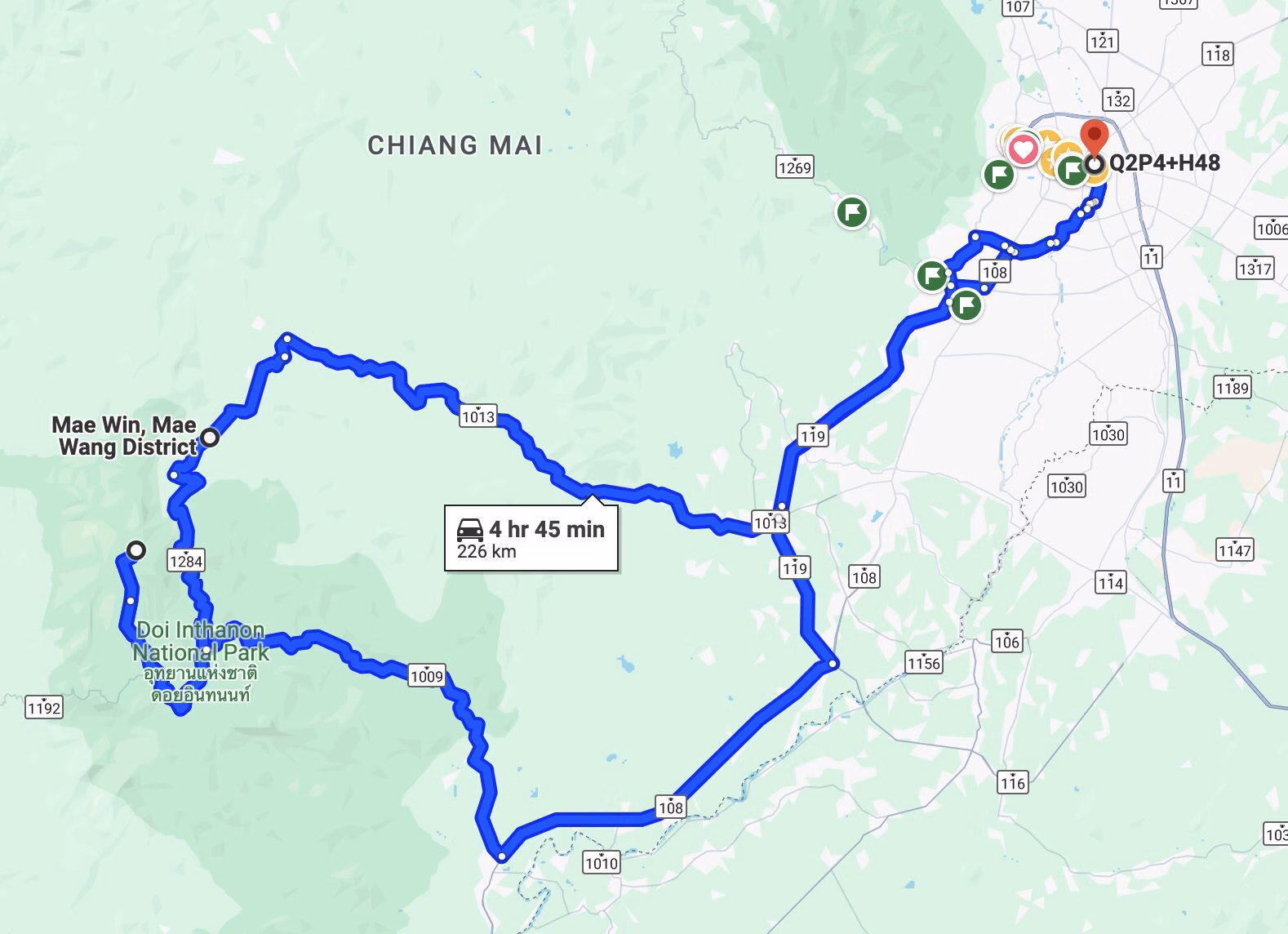 Day trip from Chiang Mai to Doi Inthanon
