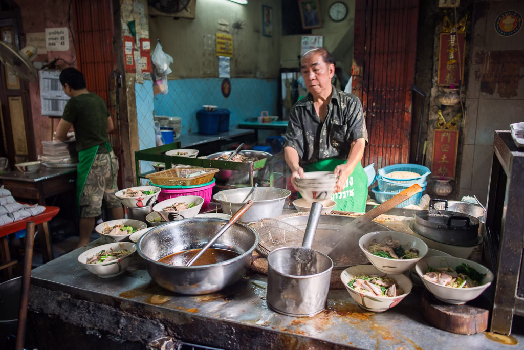 A market in Bangkok