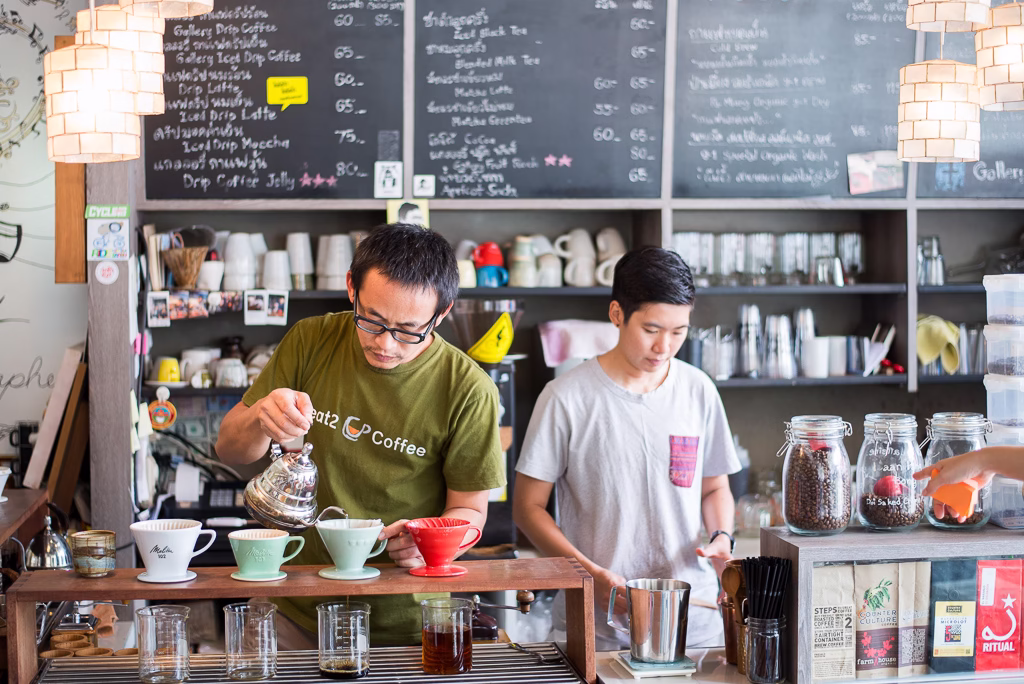 Specialty coffee shop in Ari, Bangkok