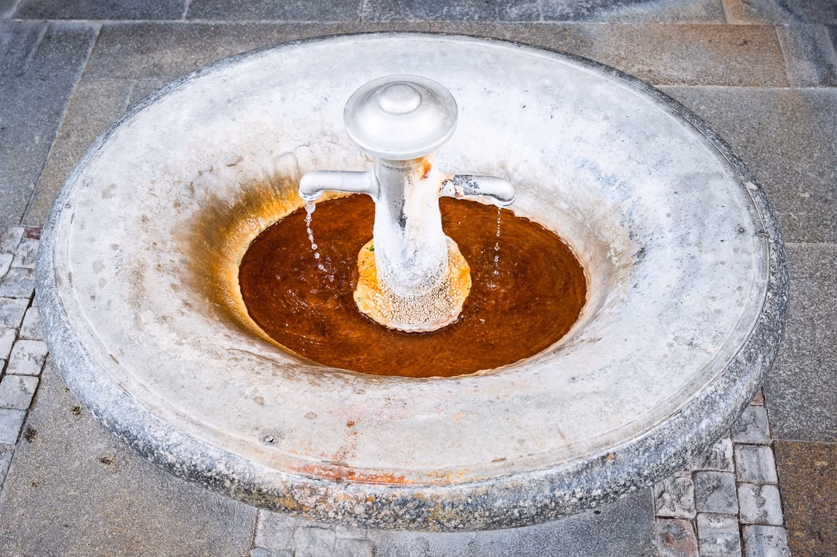 The Svoboda Spring – one of the healing mineral springs in Karlovy Vary