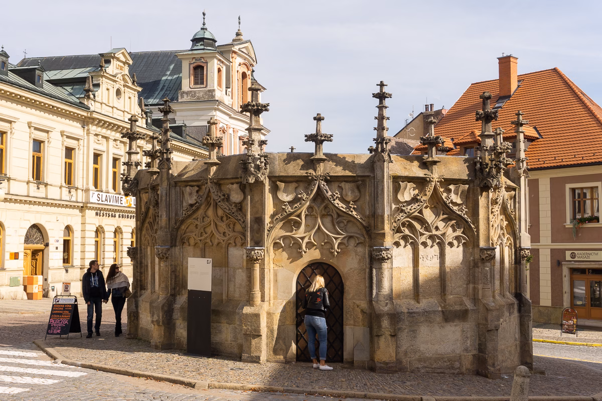 Late Gothic Stone Fountain in Kutná Hora