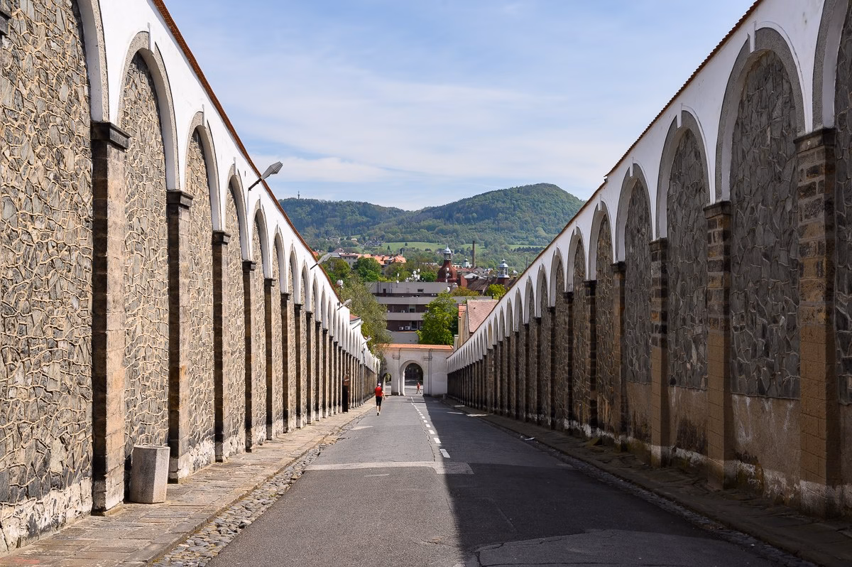 The Long Ride — serpentine ramp to the castle