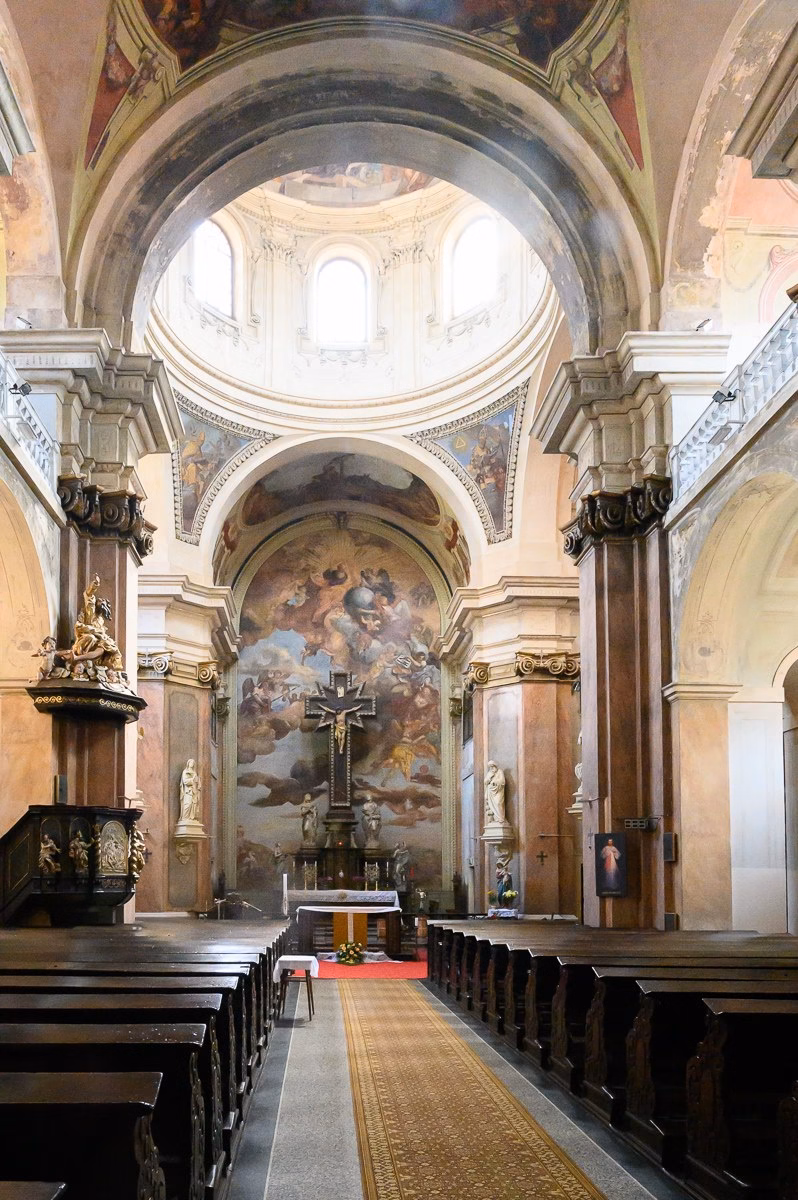 Interior of the Church of the Exaltation of the Holy Cross