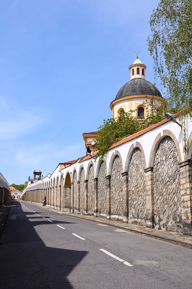 View of the Long Ride and the Church of the Exaltation of the Holy Cross