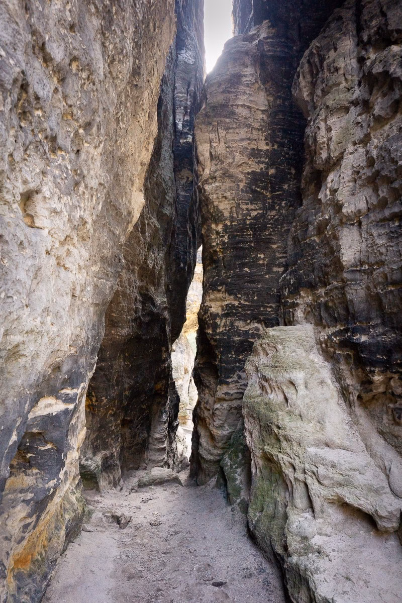 Tisá Rocks rock city — sandstone formations