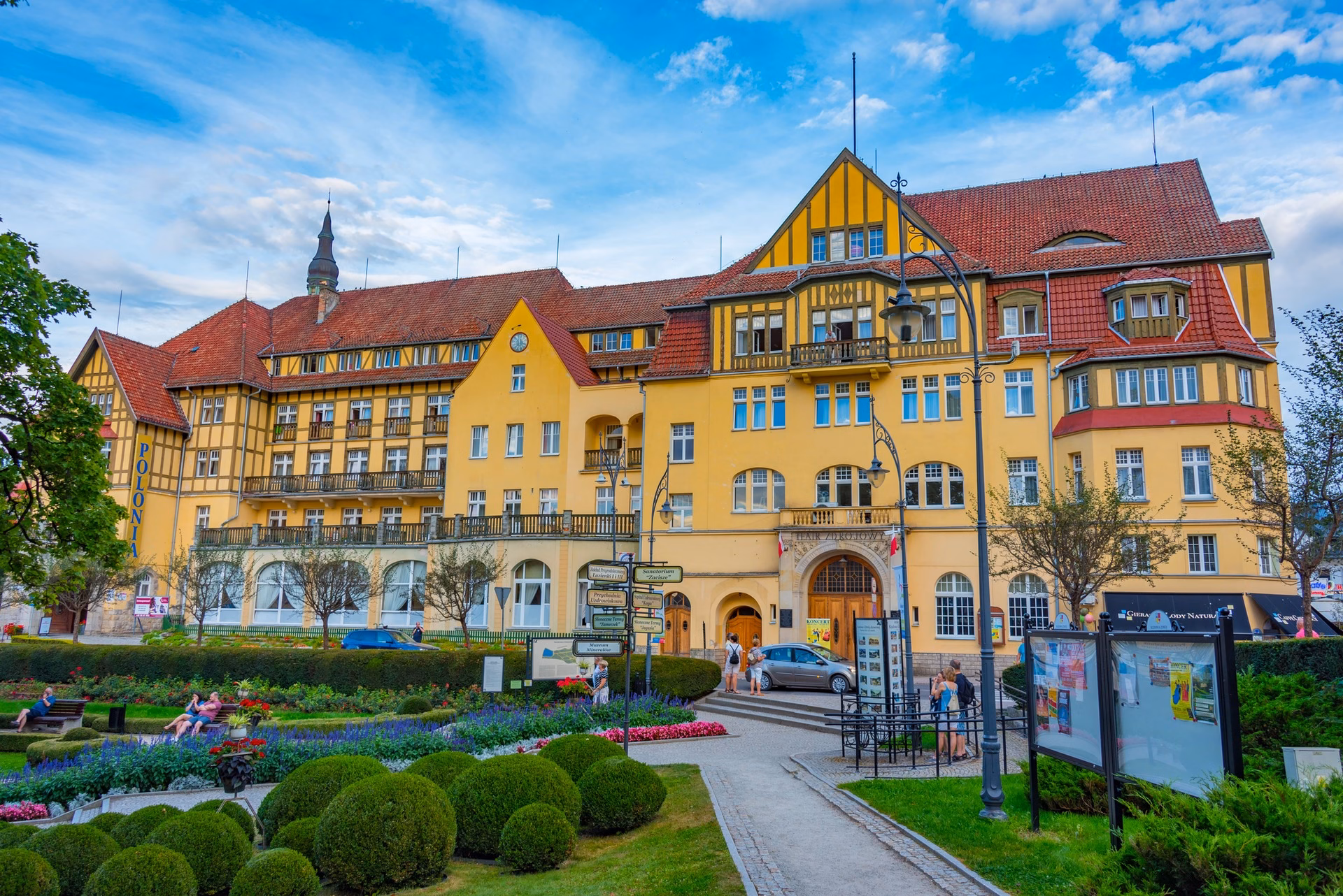 Sanatorium Polonia in Kudowa-Zdrój, home of Teatr Zdrojowy