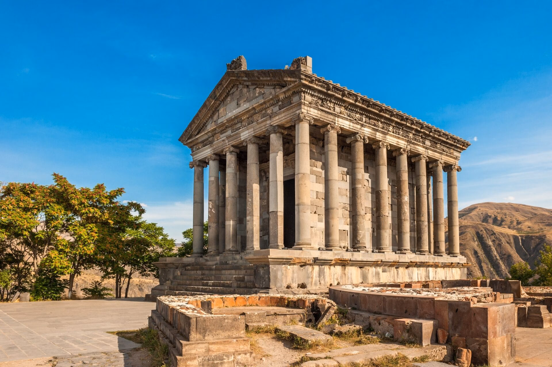 The Hellenistic Temple of Garni, Armenia's only surviving pagan structure