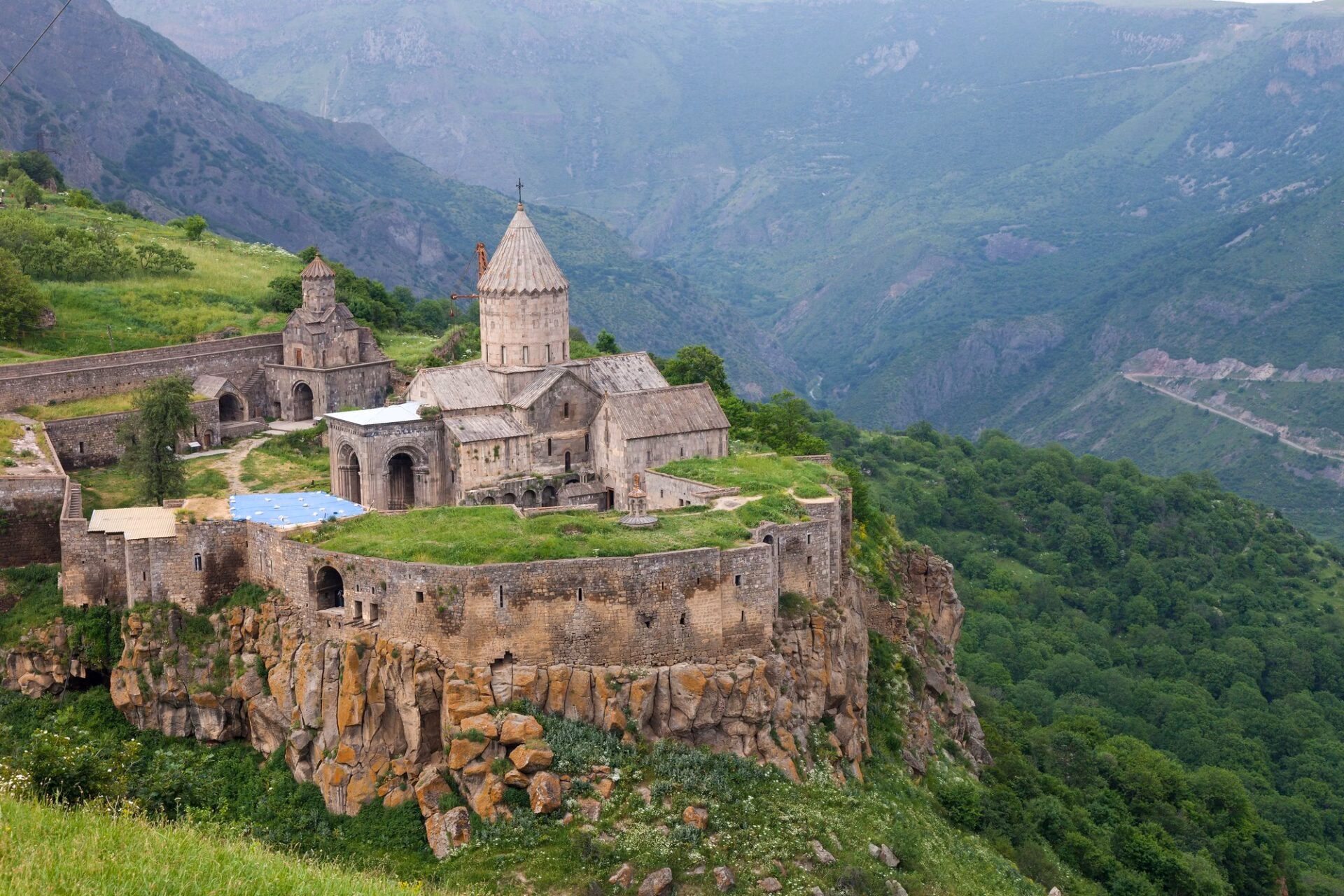 Tatev Monastery complex in the mountains of southern Armenia