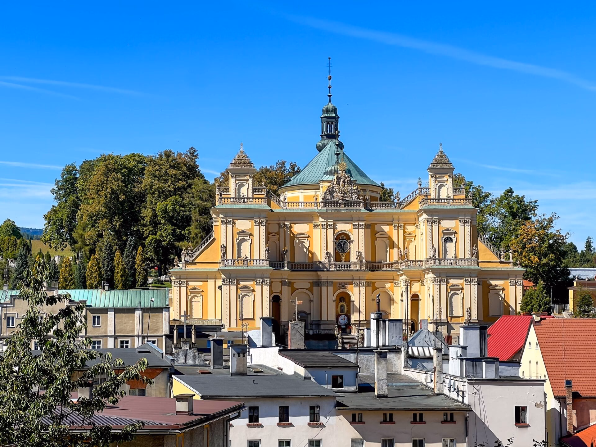 Barokke bedevaartsbasiliek in Wambierzyce, bekend als het Silezische Jeruzalem